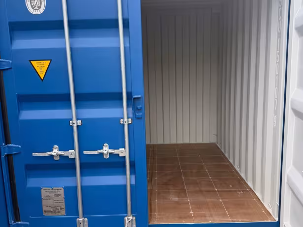 Shipping container 10FT 8.6 CSC approved BLUE RAL2010