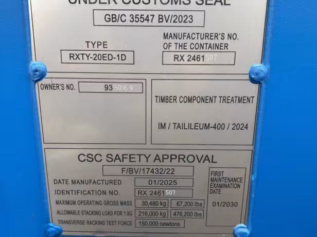 Shipping container Double Door 20FT 8.6 CSC approval Shipping container Double Door 20FT 8.6 CSC approval